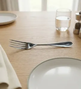 Tenedor de Mesa de Acero Inoxidable European Rivoli – Ranieri 80817