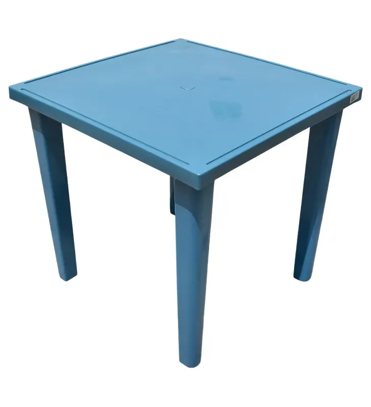 Mesa cuadrada Europlast para juegos adultos – plástica portátil 75 cm