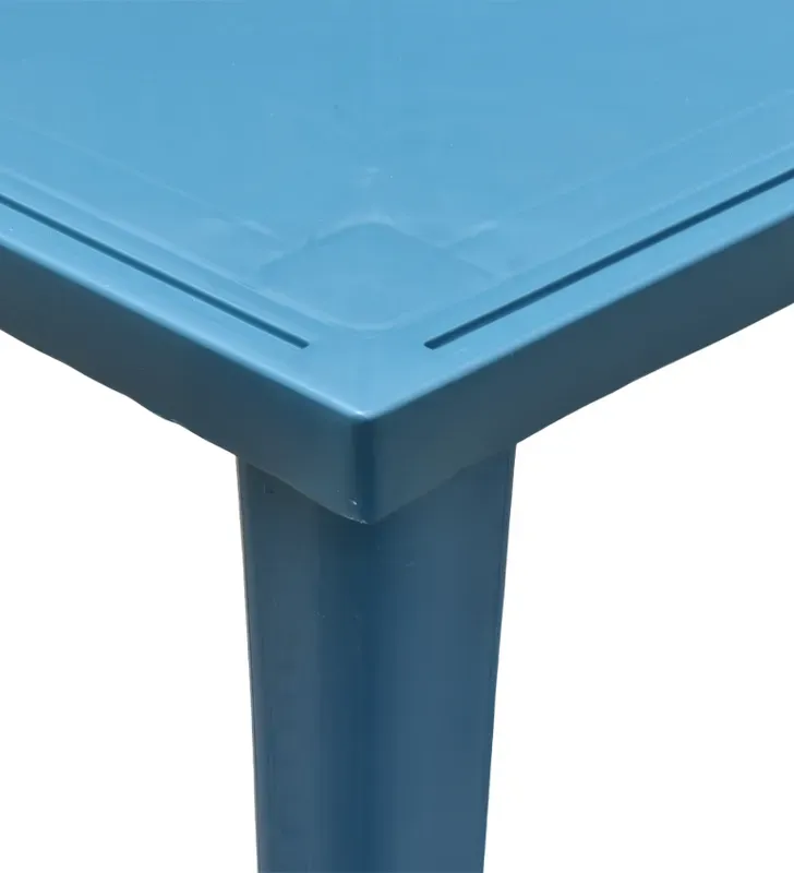 Mesa cuadrada Europlast para juegos adultos – plástica portátil 75 cm