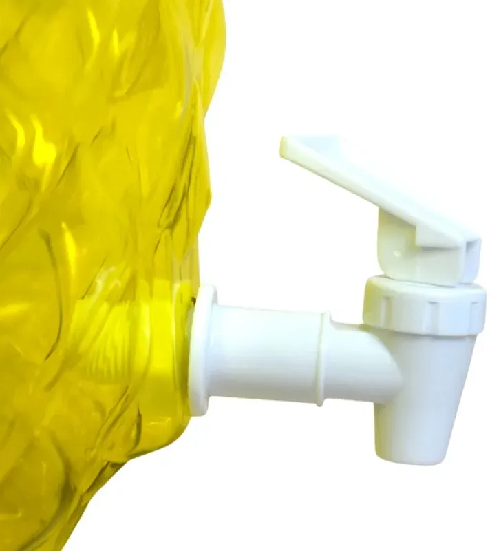 Vitrolero Envase Piña 15L Amarillo con Llave y Asa | ALCAPET