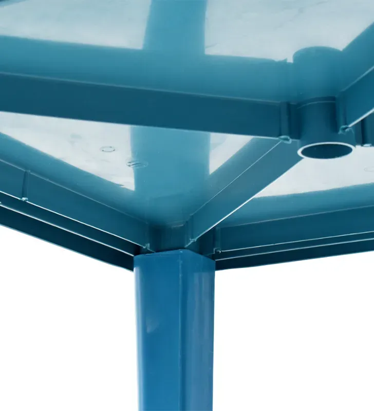 Mesa cuadrada Europlast para juegos adultos – plástica portátil 75 cm