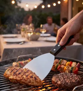Espátula de 16 cm Möven | Acero Resistente para Plancha y Cocina