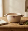 Budinera 22 de Peltre Rosa Coral con Tapa Café – Prodesa