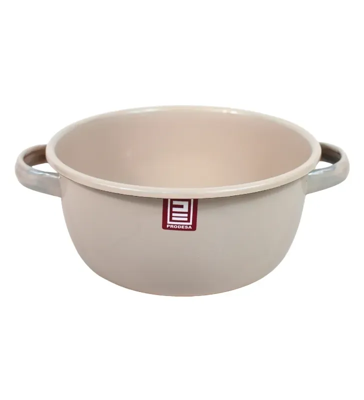 Budinera 22 de Peltre Rosa Coral con Tapa Café – Prodesa