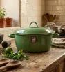 Budinera 26 de Peltre con Tapa Verde Pistache – Prodesa