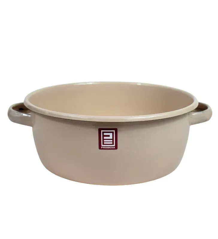 Budinera 26 de Peltre Rosa Coral con Tapa Café – Prodesa