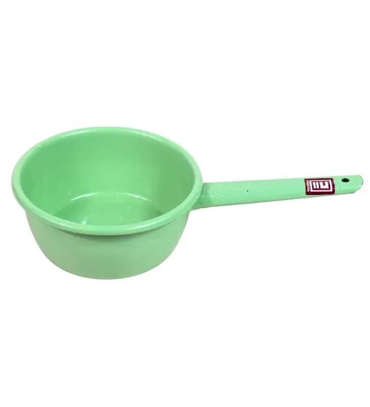 Cacerola de Peltre No. 18 Verde Pistache con Mango – Prodesa