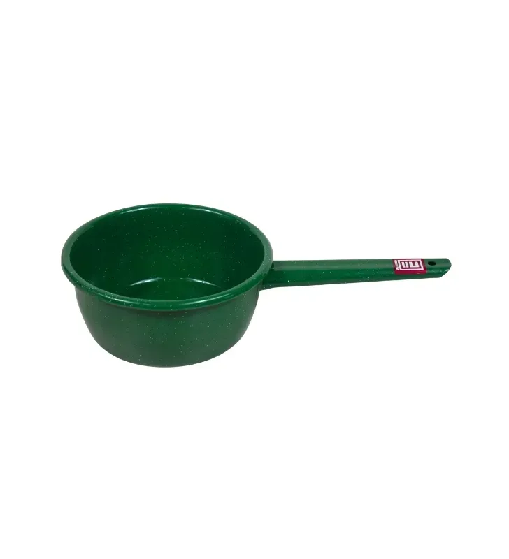 Cacerola de Peltre No. 18 Verde Esmeralda con Mango – Prodesa