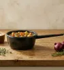 Cacerola de Peltre No. 18 Negro Moteado con Mango – Prodesa