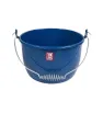 Olla de Peltre No. 24 Azul Zafiro Jaspeado con Tapa – Prodesa