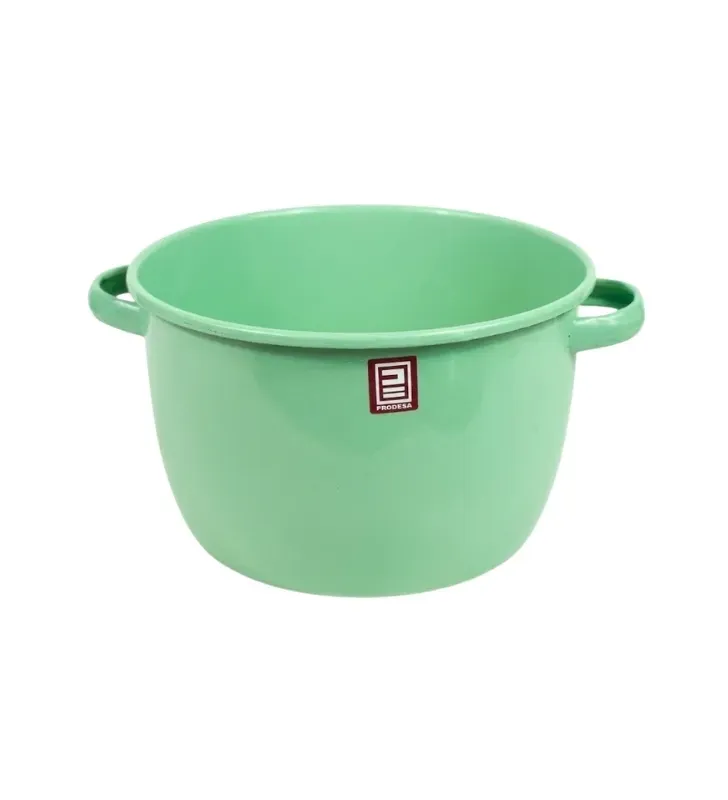 Olla Recta de Peltre No. 26 Verde Pistache con Tapa – Prodesa