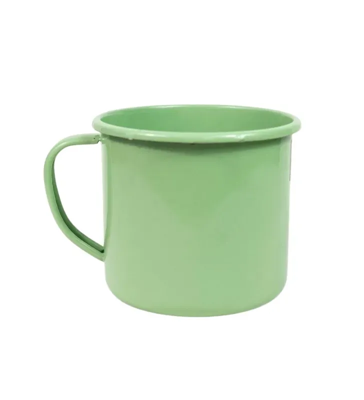 Vaso de Peltre No. 14 Verde Pistache con Asa – Prodesa