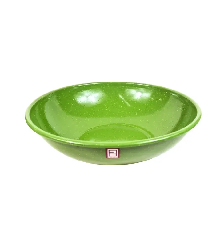 Lavamanos de Peltre 40 cm PRODESA Verde Jaspeado | Acero Porcelanizado