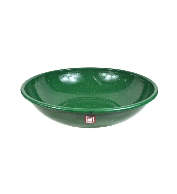 Lavamanos de Peltre 40 cm PRODESA Verde Esmeralda | Acero Porcelanizado