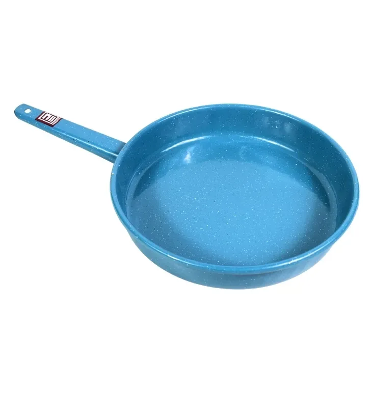 Sartén de Peltre No. 26 Azul Turquesa con Mango – Prodesa