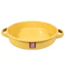Arrocera de Peltre 24 cm PRODESA Mostaza | Acero Porcelanizado