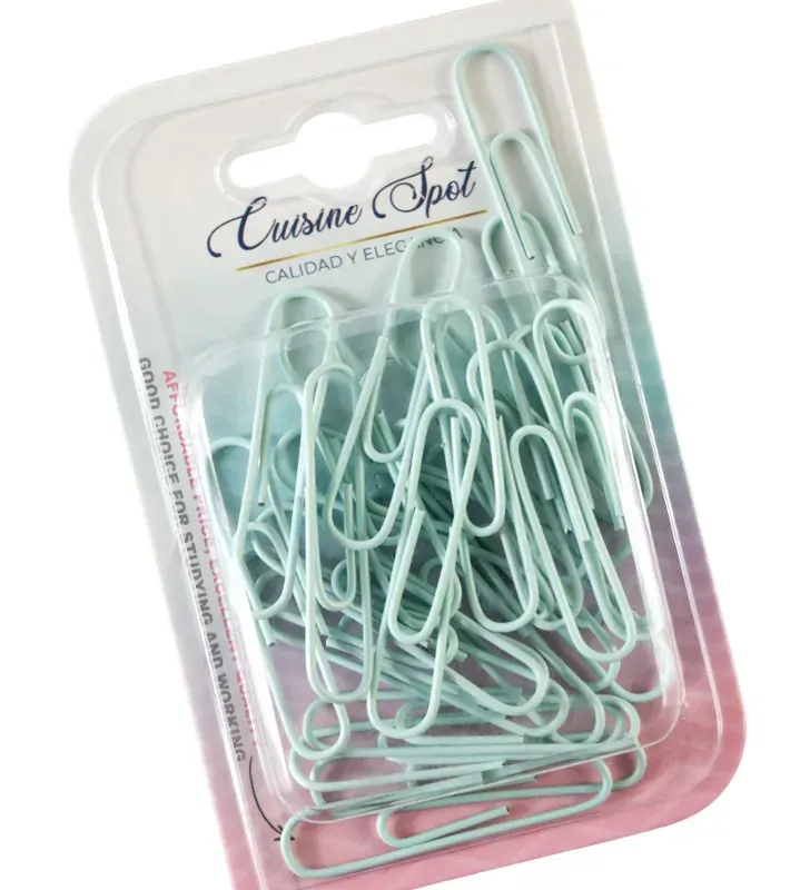 Clips metálicos pastel – binder clips suaves