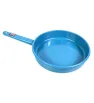 Sartén de Peltre No. 24 Azul Turquesa con Mango – Prodesa