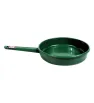 Sartén de Peltre No. 24 Verde Esmeralda Jaspeado con Mango – Prodesa