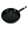 Sartén de Peltre No. 24 Negro Moteado con Mango – Prodesa