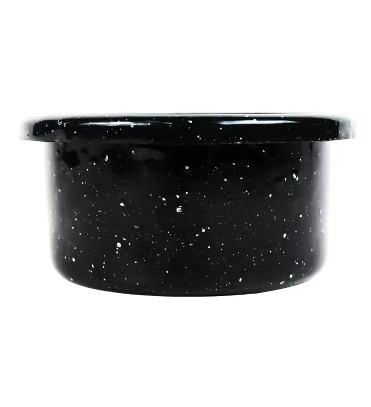 Tazón Multiusos de Peltre 250 ml Negro Moteado – Prodesa