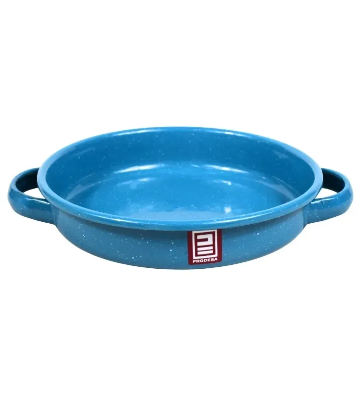 Arrocera de Peltre No. 22 Azul Turquesa con Asas – Prodesa