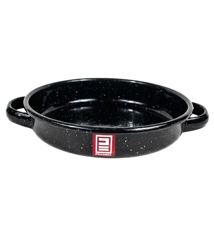 Arrocera de Peltre No. 22 Negro Moteado con Asas – Prodesa