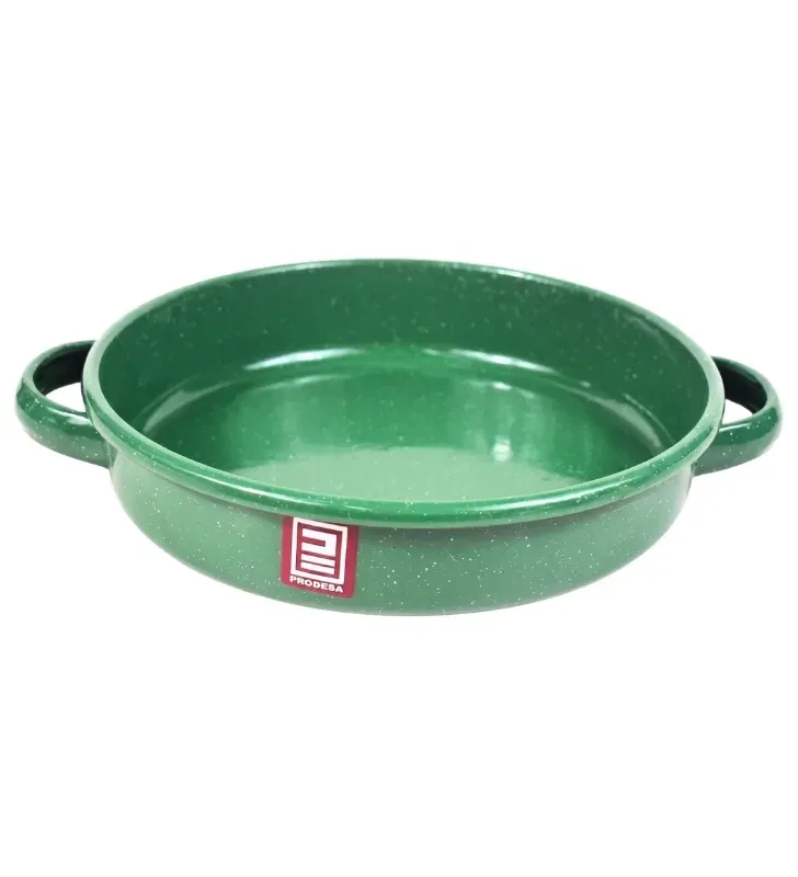 Arrocera de Peltre No. 24 Verde Esmeralda Jaspeado con Asas – Prodesa