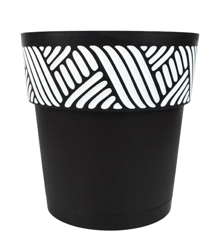 Maceta Plástica Abigail Redonda 10" Colores – Cubasa