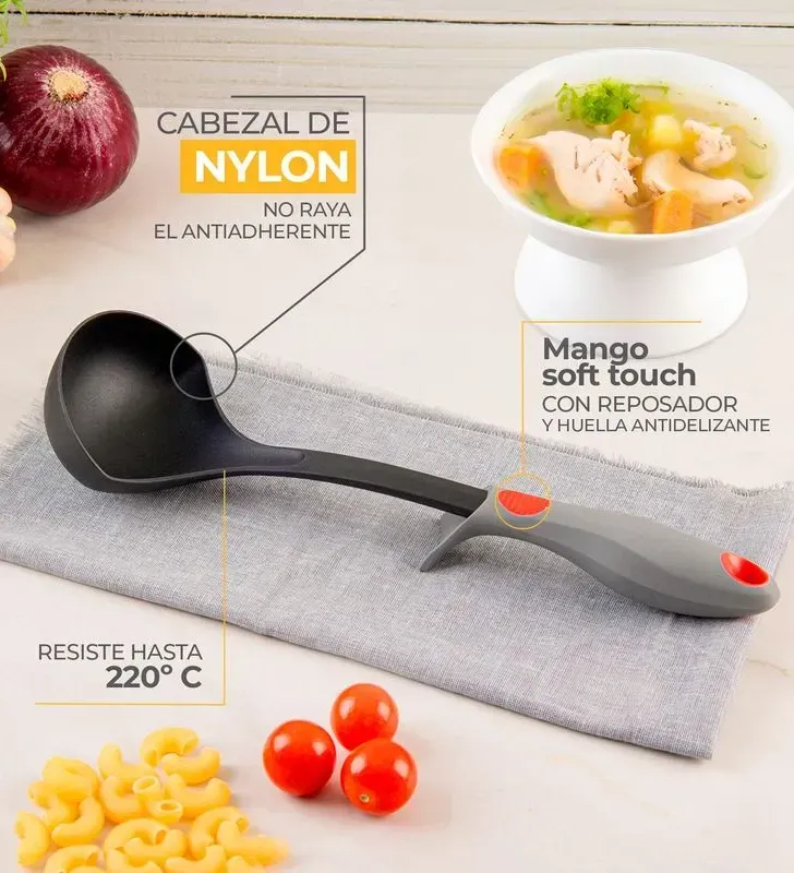 Cucharón de Nylon Evolution para Cocina – Ekco 47603