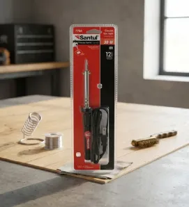 Cautín Tipo Lápiz 30W para Electrónica 120V – Santul 7754