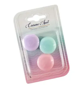 Imanes AL30505‑024 colores pastel – púrpura, azul y rosa