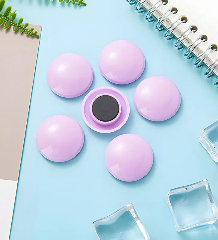 Imanes AL30505‑024 colores pastel – púrpura, azul y rosa