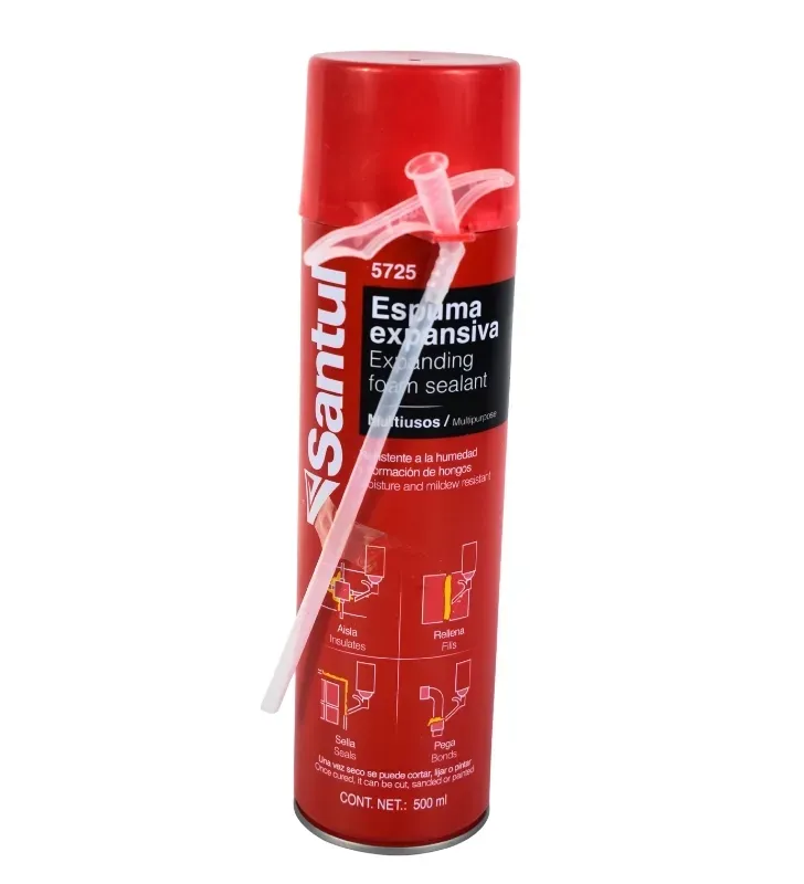 Espuma Expansiva de Poliuretano 500ml Beige – Santul 5725