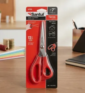 Tijera para Casa y Oficina de 7" Acero Inoxidable – Santul 8768