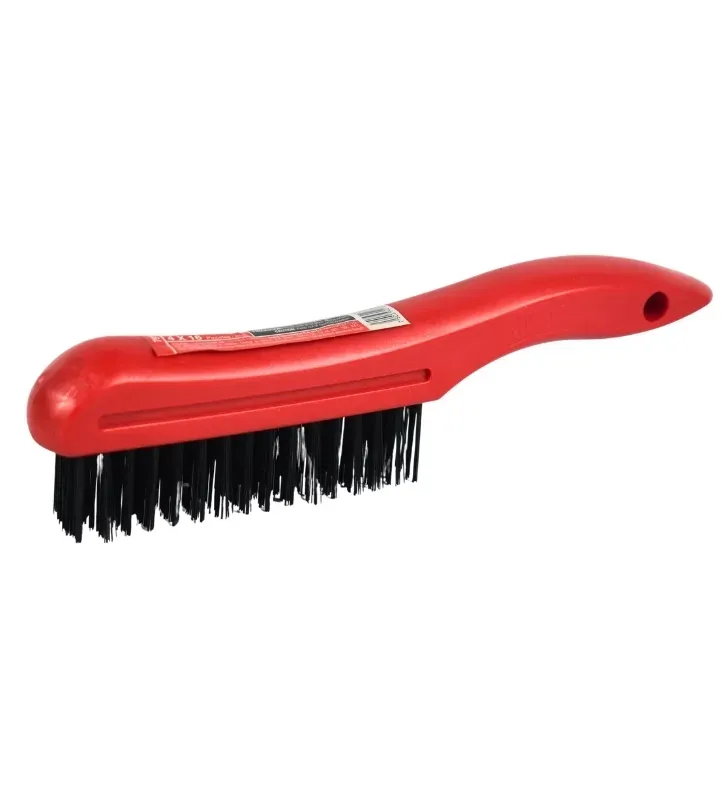 Cepillo de Alambre de Acero con Mango Rojo – Santul 7915