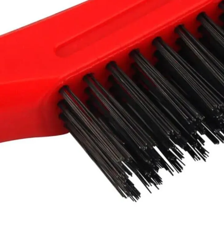 Cepillo de Alambre de Acero con Mango Rojo – Santul 7915