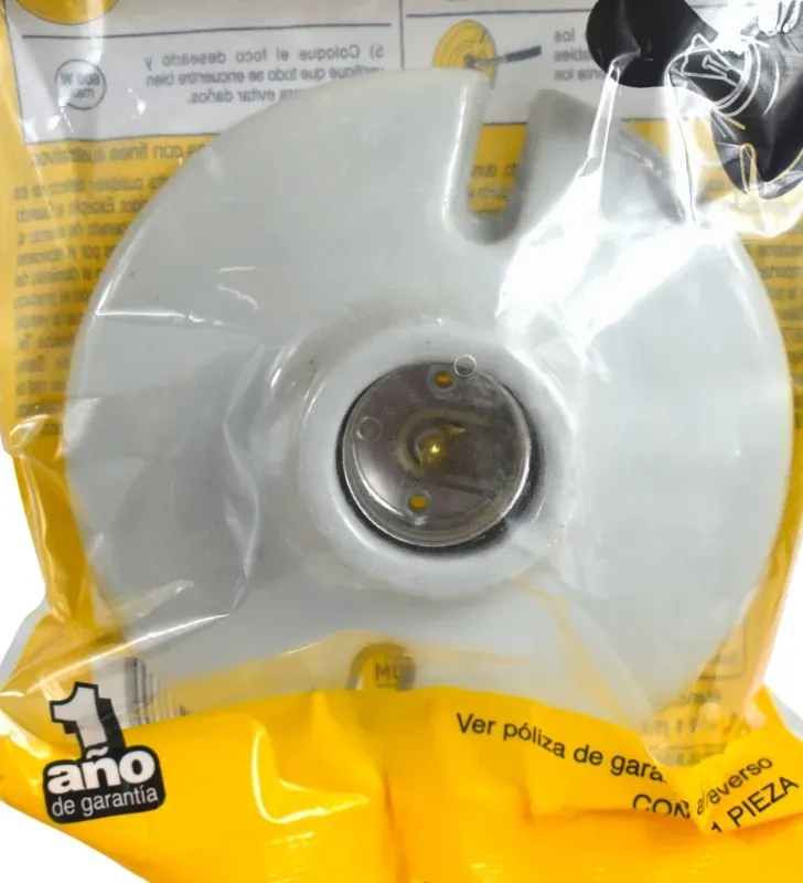 Portalámpara de Techo Cerámico Circular Blanco – Sanelec 2477