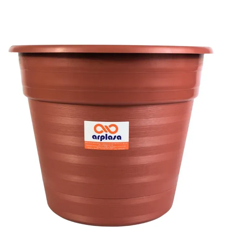 Macetón Mini Plástico Color Terracota – Arplasa Jardinería