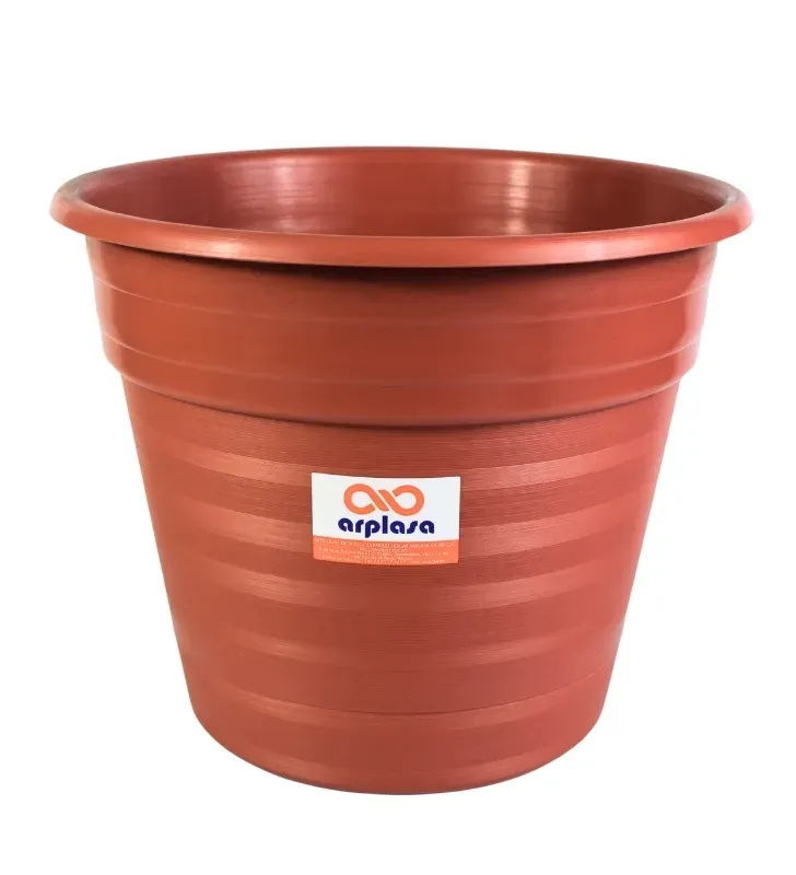 Macetón Mini Plástico Color Terracota – Arplasa Jardinería