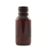 Botella de PET Ámbar 40ml R-24 con Tapa – Plastika LB1P040