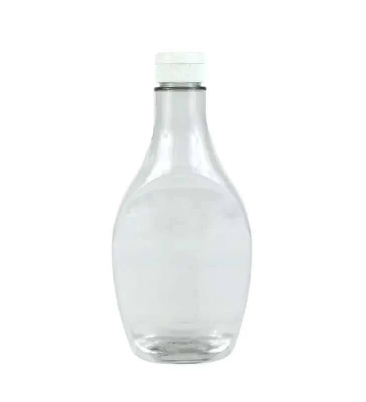 Botella de PET Cristal SQ Oval 500ml R-33 Tapa Flip Top – Plastika LB1B018