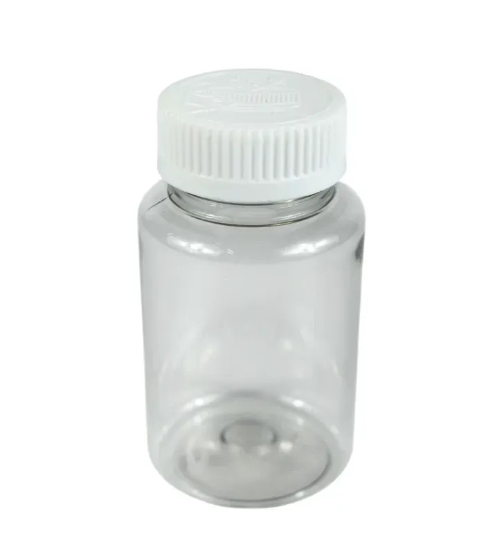 Tarro de PET Cristal 150g R-38 con Tapa de Seguridad – Plastika LT1B001