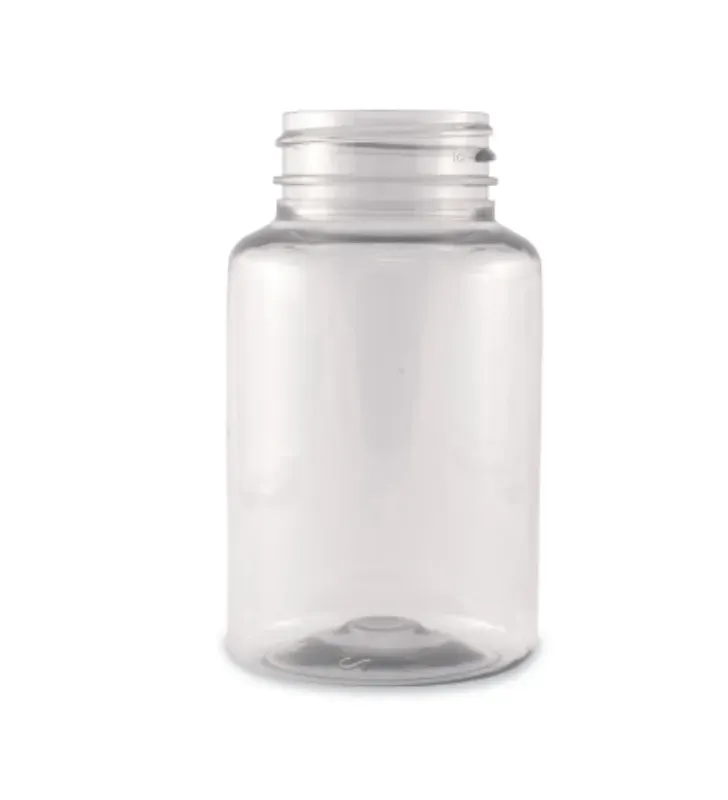 Tarro de PET Cristal 150g R-38 con Tapa de Seguridad – Plastika LT1B001