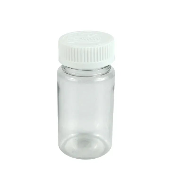 Tarro Pastillero de PET Cristal 100g R-38 de Seguridad – Plastika LT1B010