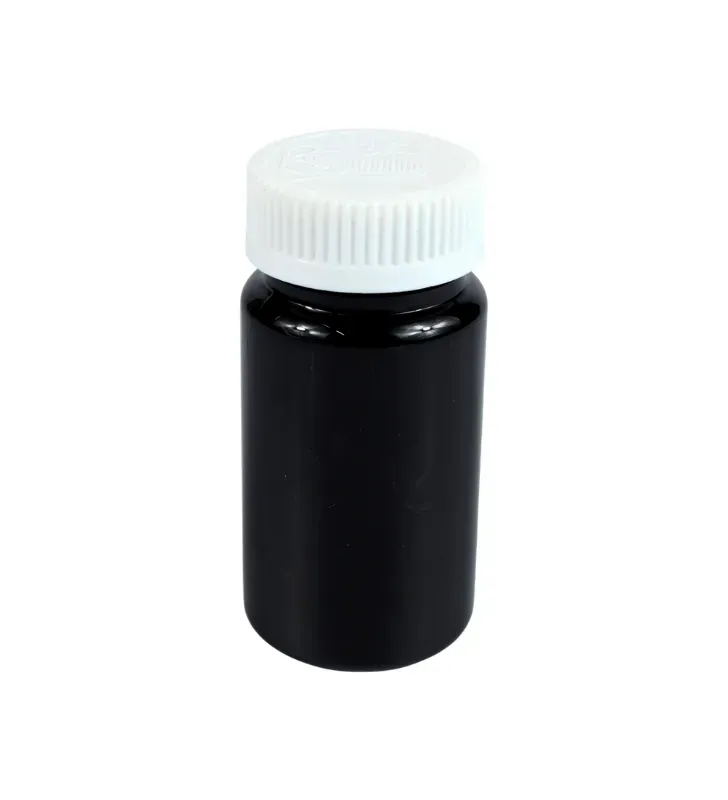 Tarro Pastillero de PET Ámbar 100g 38-400 de Seguridad – Plastika LT1P011