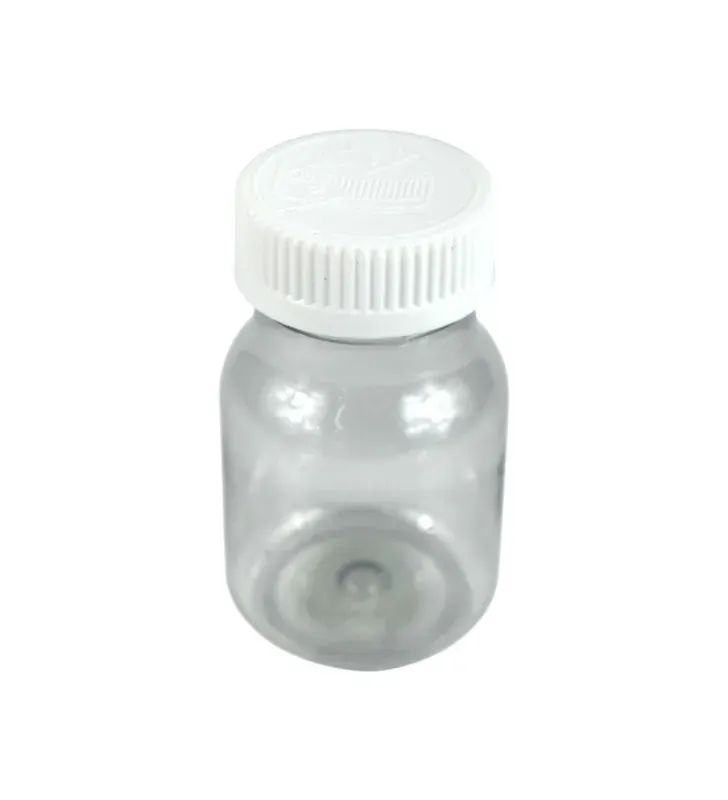 Tarro de PET Cristal Boston 100g R-38-400 de Seguridad – Plastika LT1B021