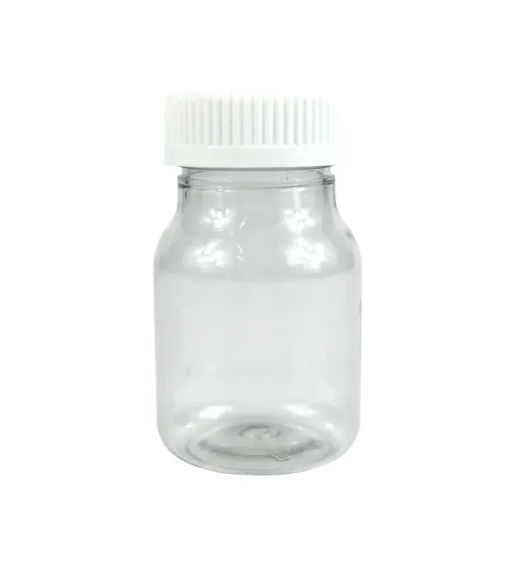 Tarro de PET Cristal Boston 100g R-38-400 de Seguridad – Plastika LT1B021