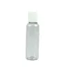 Botella Cilíndrica PET 60ml Cristal Tapa Disc-Top LB1B006 | Plastika