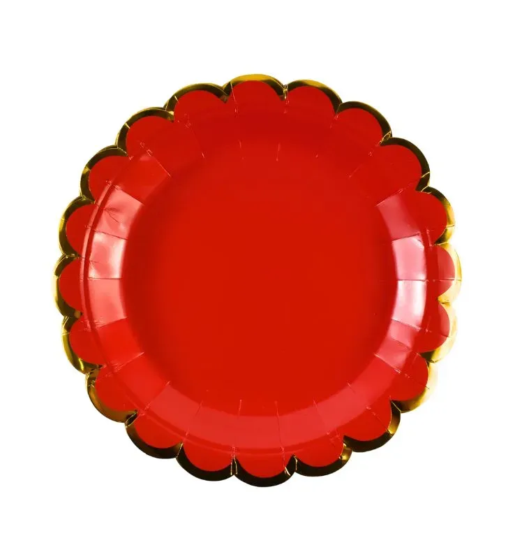 Platos de cartón para fiesta – pack 10 piezas 23 cm